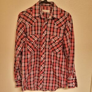 Roper Red White and Blue Western Shirt